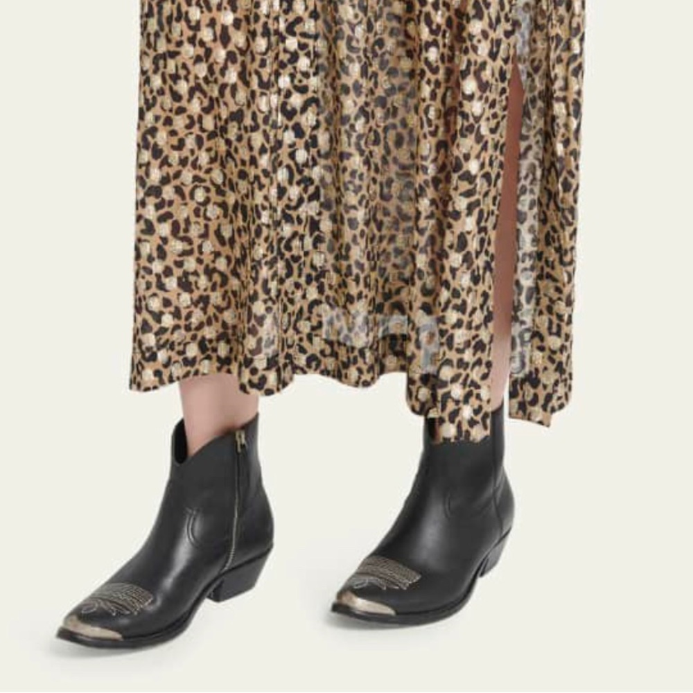 Golden Goose Young Boot in Black Leather